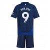 Manchester United Rasmus Hojlund #9 Bortedraktsett Barn 2024-25 Kortermet (+ korte bukser)